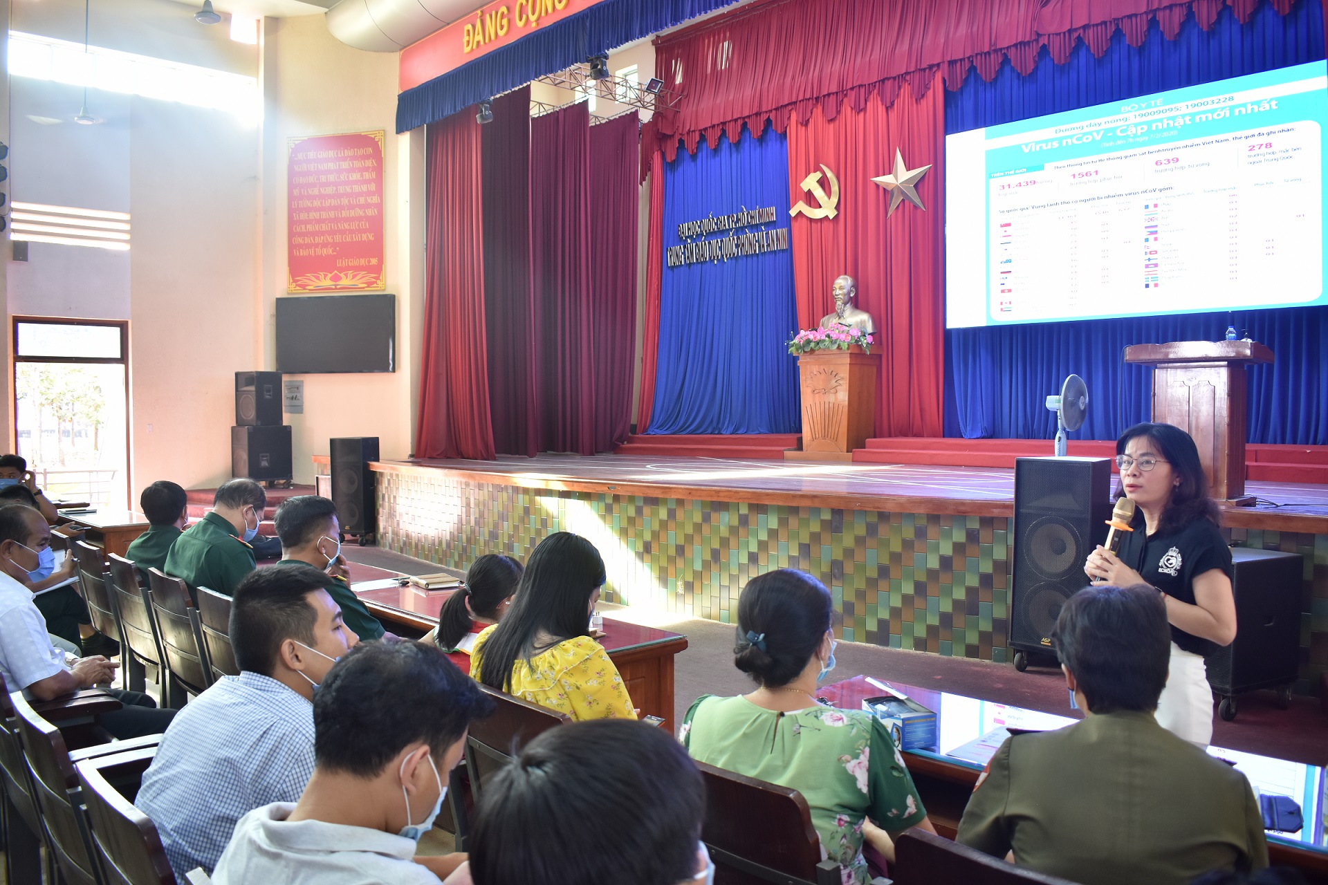 Trung Tâm Giáo Dục Quốc Phòng Và An Ninh ĐHQG TP.HCM Triển Khai Các Hoạt Động Phòng Chống Dịch Bệnh Virus Corona (Ncov)